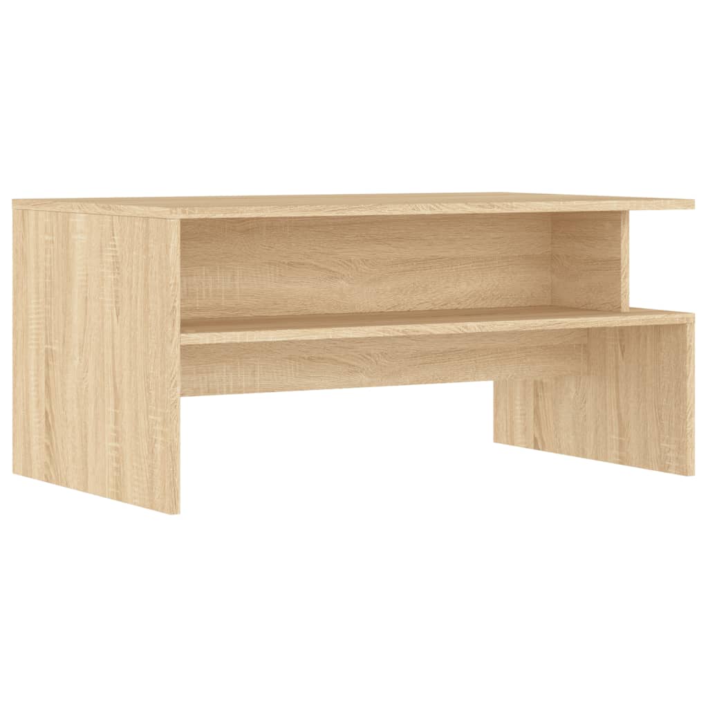 Stolić za kavu boja hrasta 90 x 55 x 42,5 cm konstruirano drvo
