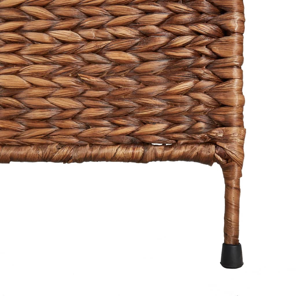 Sobna pregrada s 5 panela smeđa 205 x 180 cm od vodenog zumbula