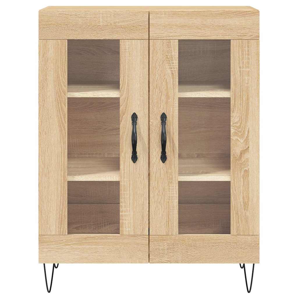 Visoka komoda hrasta sonome 69,5x34x180cm od konstruiranog drva