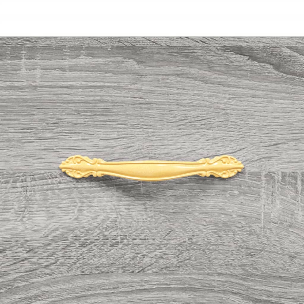 Visoka komoda siva sonome 69,5x34x180 cm od konstruiranog drva