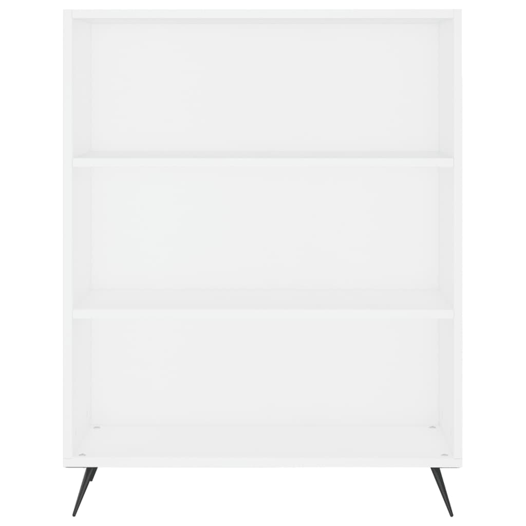 Visoka komoda bijela 69,5 x 32,5 x 180 cm od konstruiranog drva