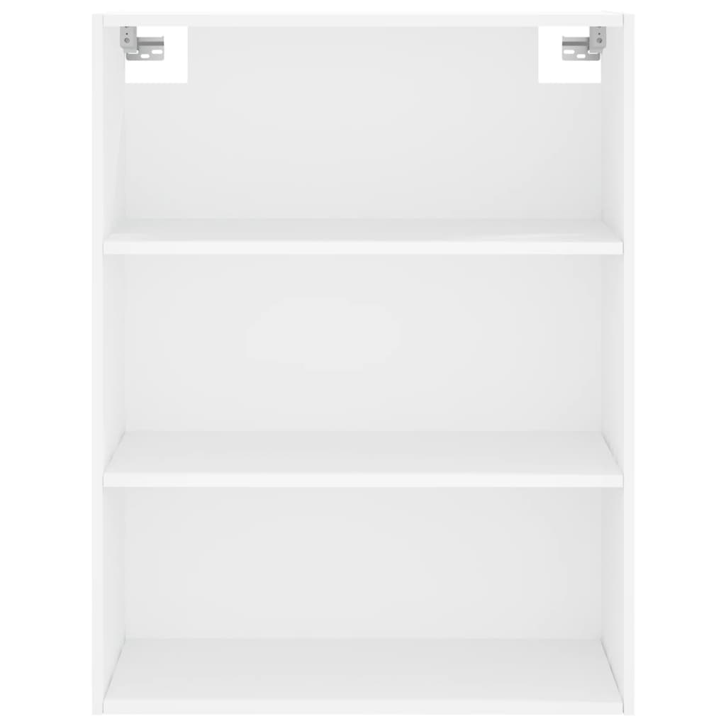 Visoka komoda bijela 69,5 x 32,5 x 180 cm od konstruiranog drva