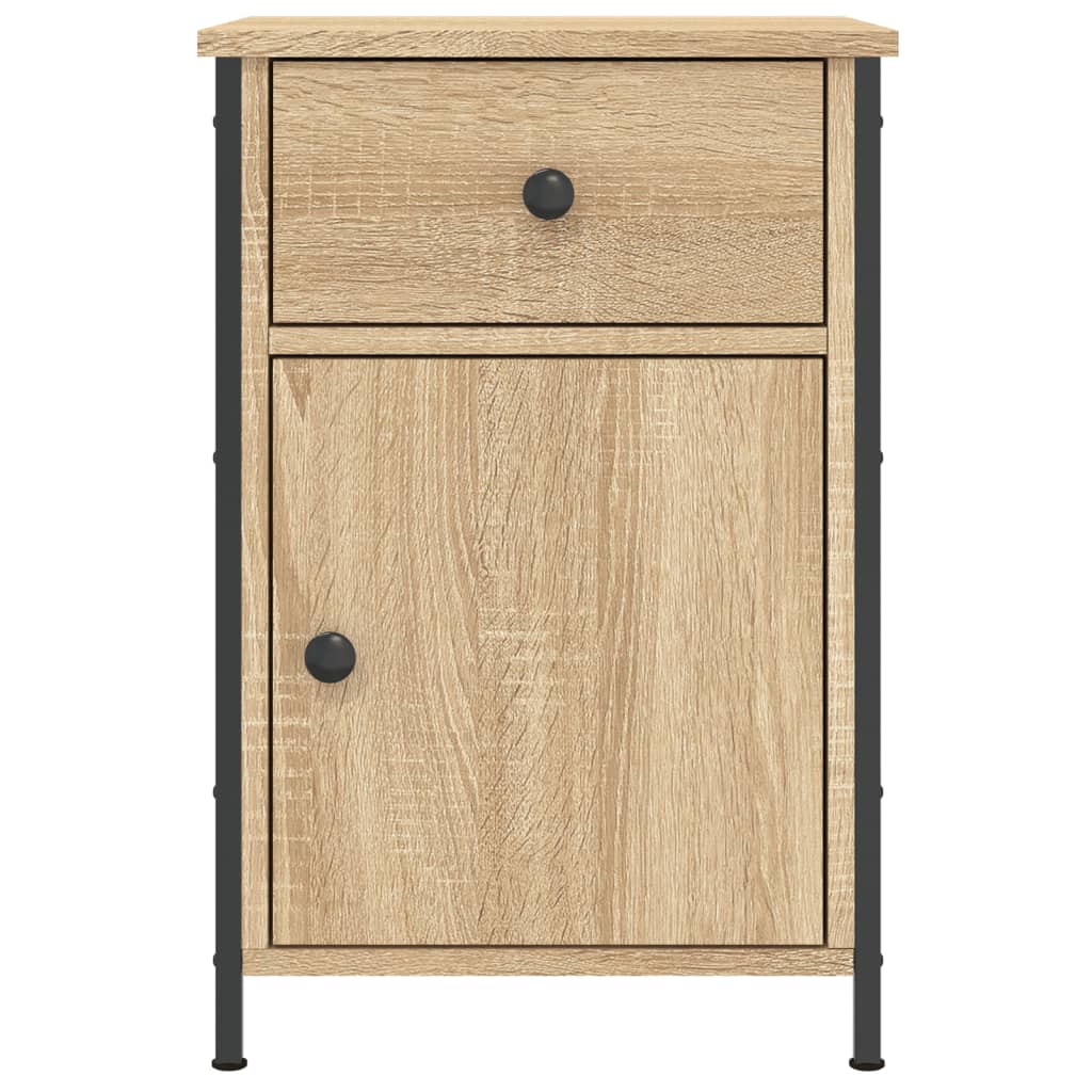 Noćni ormarići 2 kom boja hrasta 40x42x60 cm konstruirano drvo