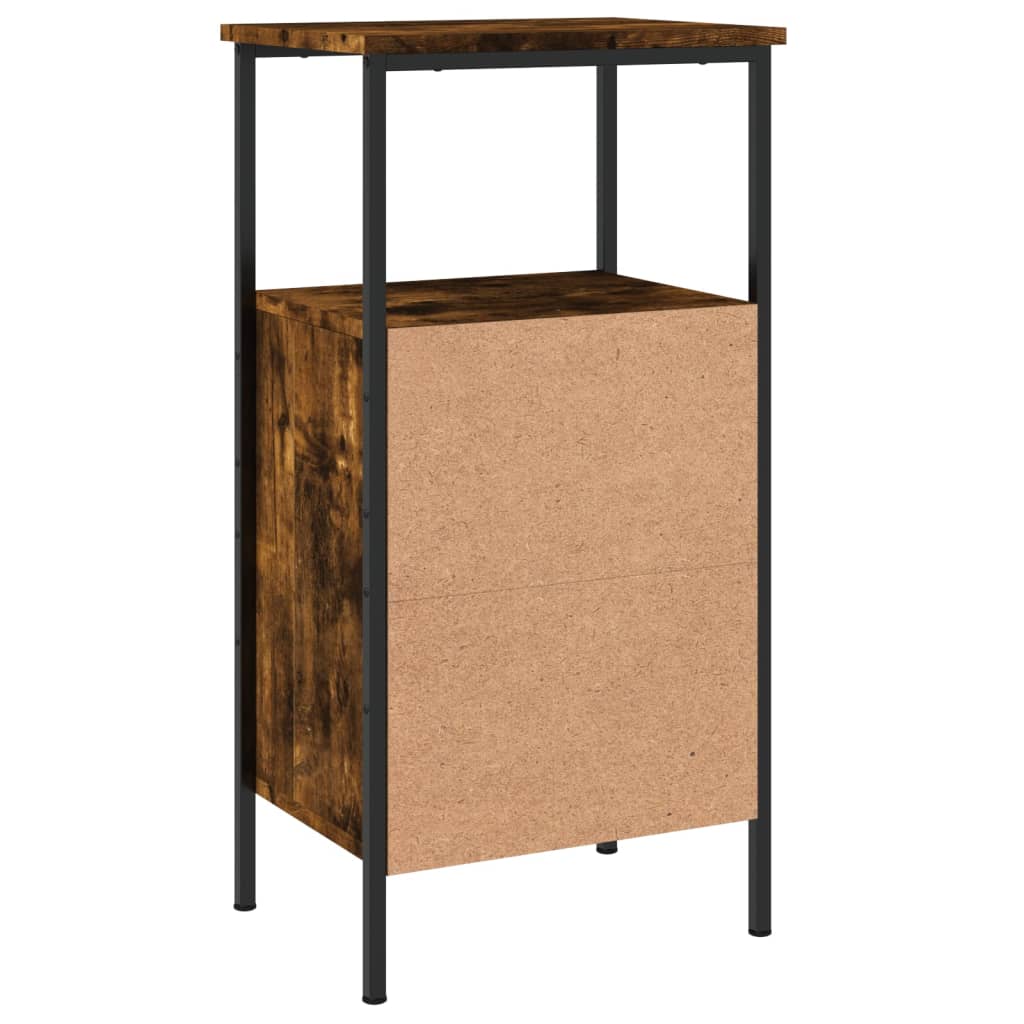 Noćni ormarići 2 kom boja hrasta 41x31x80 cm konstruirano drvo