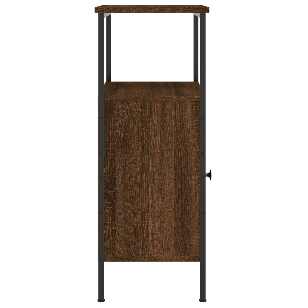 Noćni ormarići 2 kom boja hrasta 41x31x80 cm konstruirano drvo
