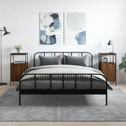 Noćni ormarići 2 kom boja hrasta 41x31x80 cm konstruirano drvo