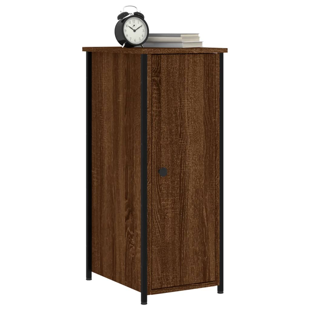 Noćni ormarići 2 kom boja hrasta 32x42x80 cm konstruirano drvo