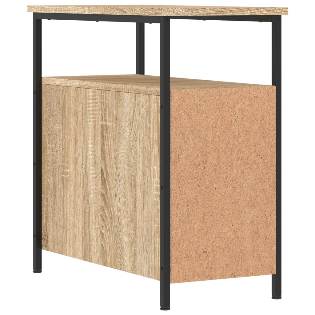 Noćni ormarići 2 kom boja hrasta 30x60x60 cm konstruirano drvo
