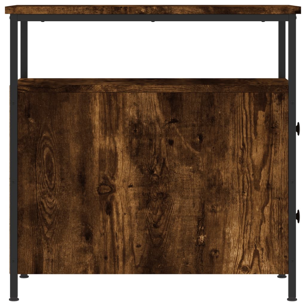 Noćni ormarići 2 kom boja hrasta 30x60x60 cm konstruirano drvo