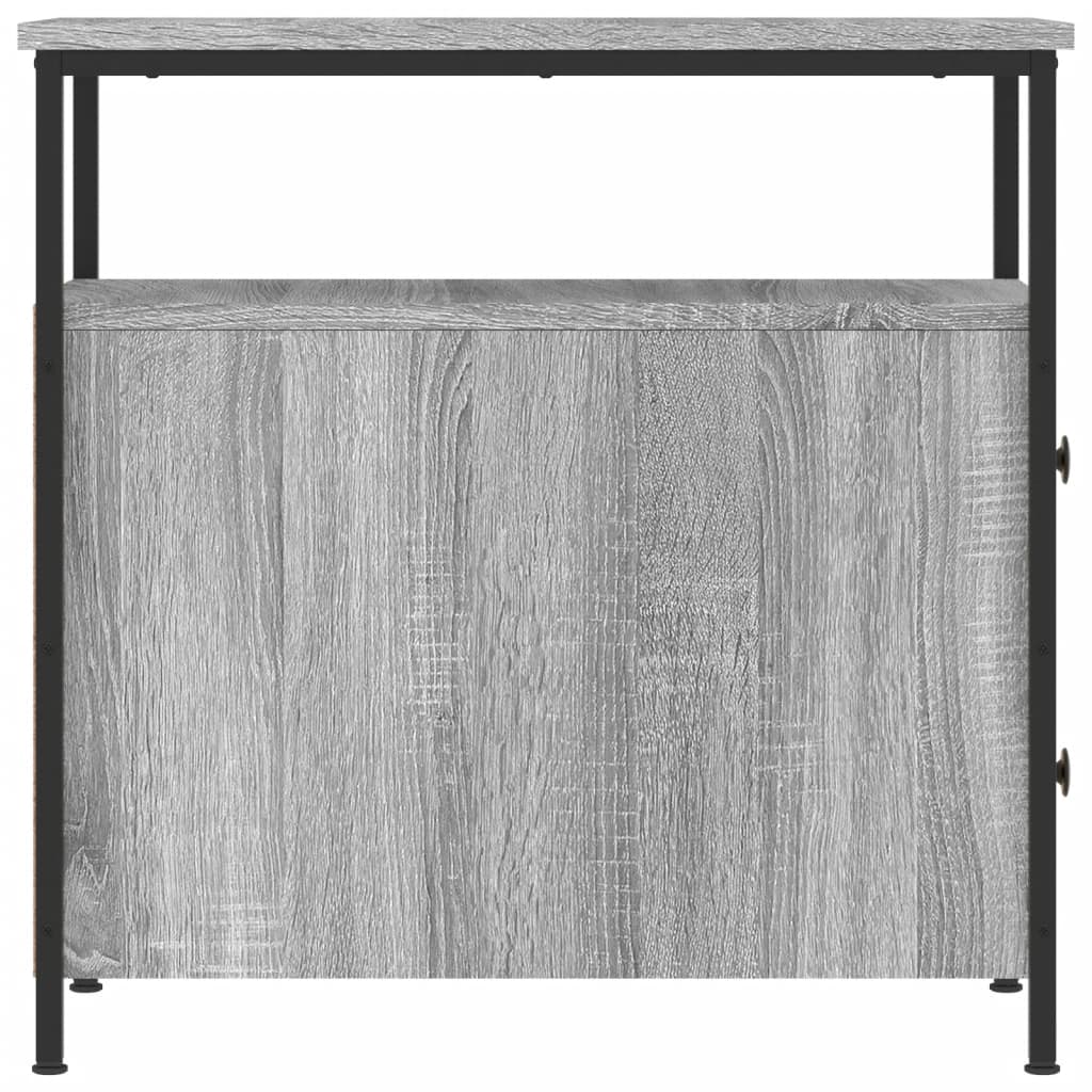 Noćni ormarić boja hrasta 30 x 60 x 60 cm konstruirano drvo