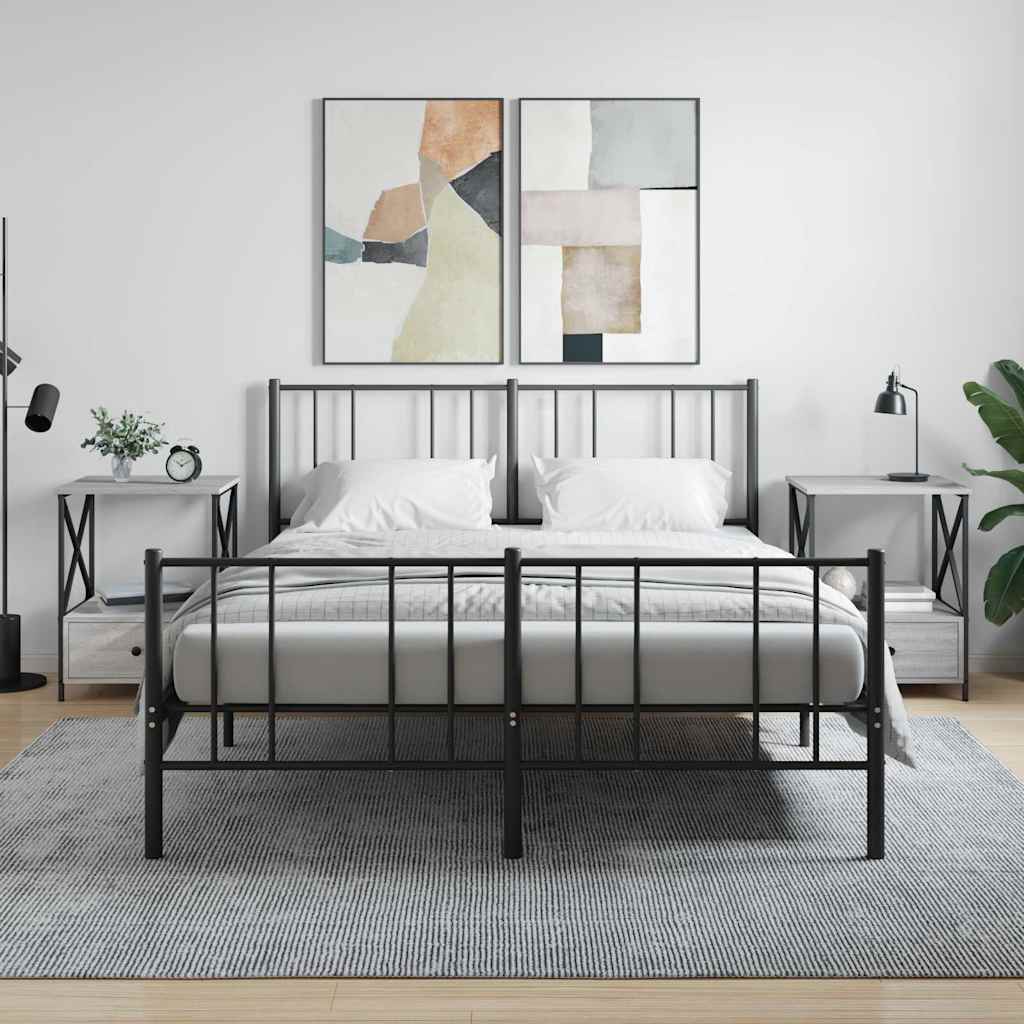 Noćni ormarići 2 kom boja hrasta 50x41x65 cm konstruirano drvo