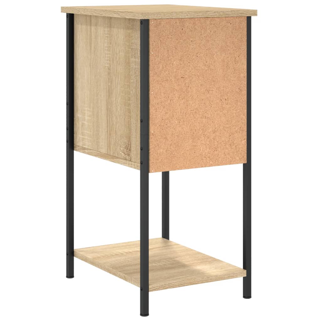 Noćni ormarići 2 kom boja hrasta 32x42x70 cm konstruirano drvo