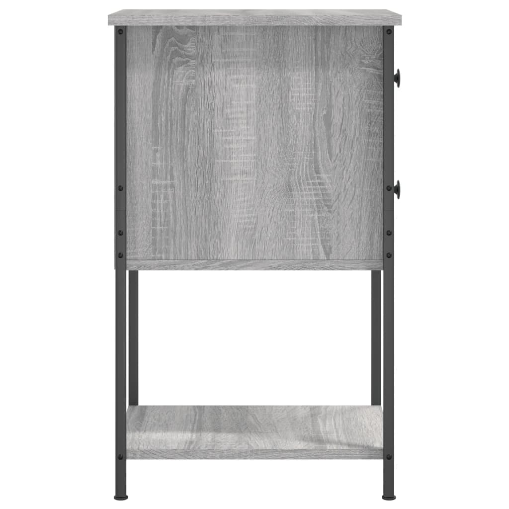 Noćni ormarići 2 kom boja hrasta 32x42x70 cm konstruirano drvo