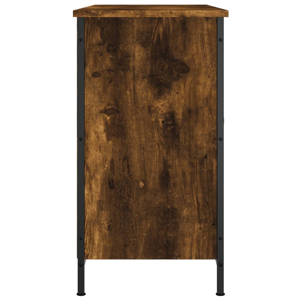 TV ormarić boja dimljenog hrasta 100x35x65 cm konstruirano drvo