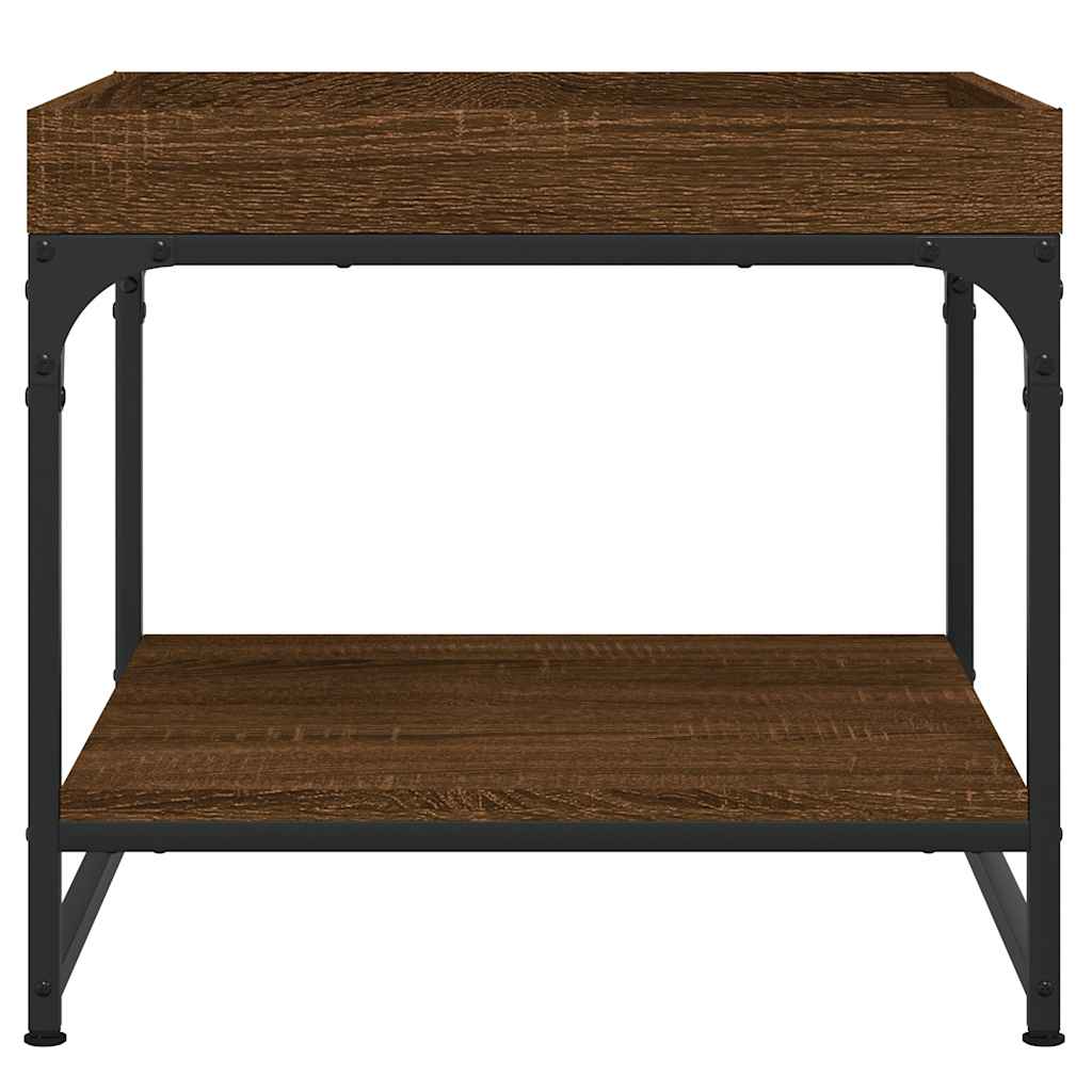 Stolić za kavu boja hrasta 49,5x49,5x45 cm konstruirano drvo