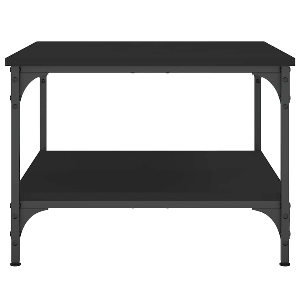 Stolić za kavu crni 55x55x40 cm od konstruiranog drva