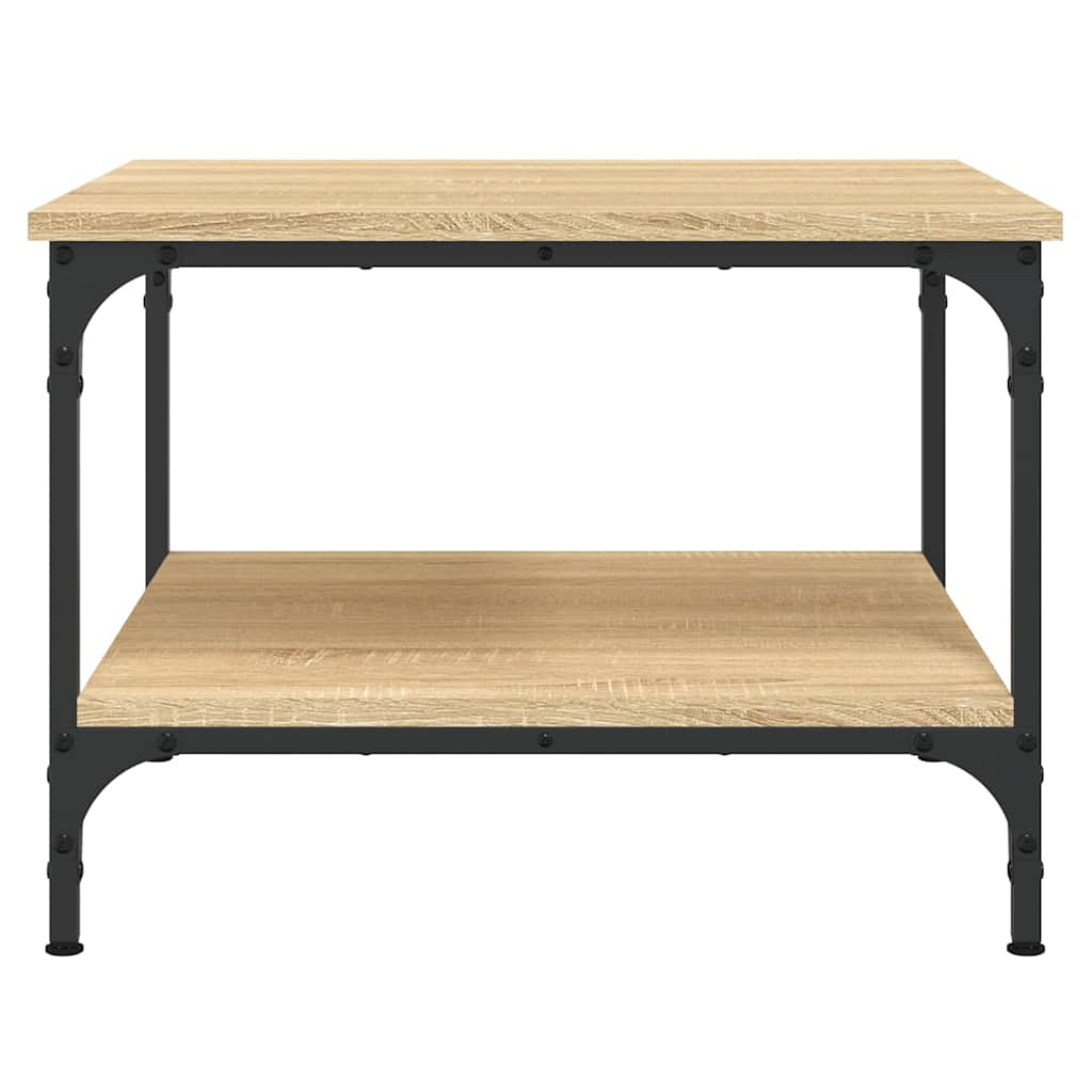 Stolić za kavu boja hrasta 55x55x40 cm konstruirano drvo