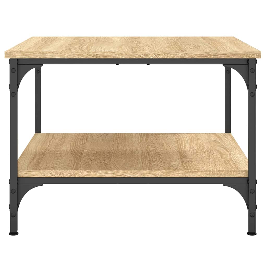 Stolić za kavu boja hrasta 55x55x40 cm konstruirano drvo