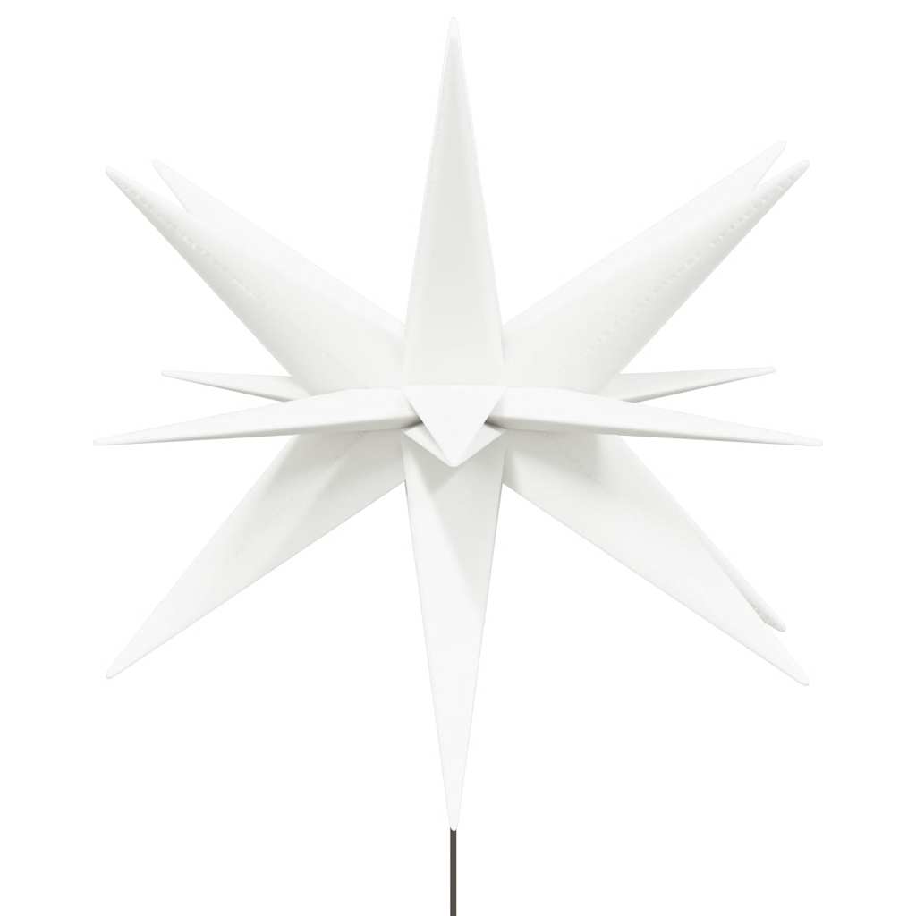 Božićna svjetla sa šiljcima 3 kom LED sklopiva bijele 57 cm