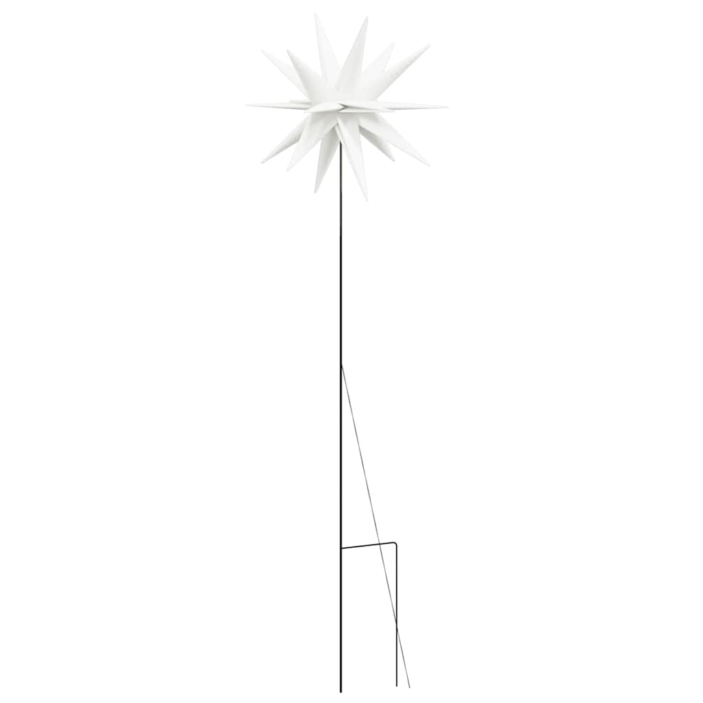 Božićna svjetla sa šiljcima 3 kom LED sklopiva bijele 57 cm