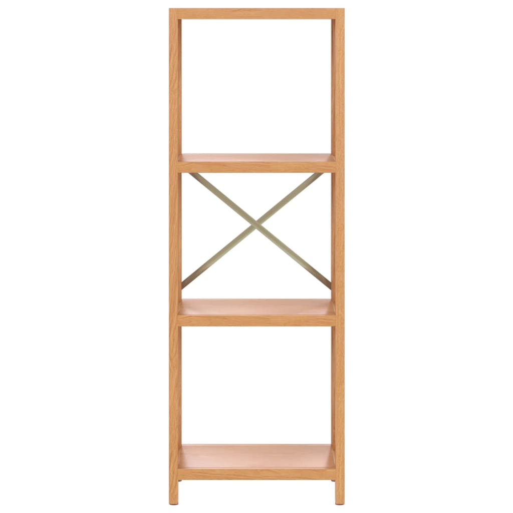 Polica s 4 razine 40 x 30 x 112 cm od masivne hrastovine