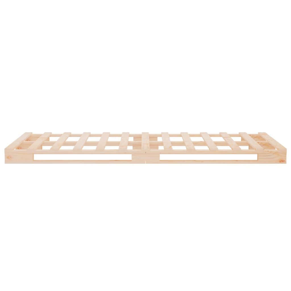 Okvir za krevet od borovine 90 x 190 cm jednokrevetni