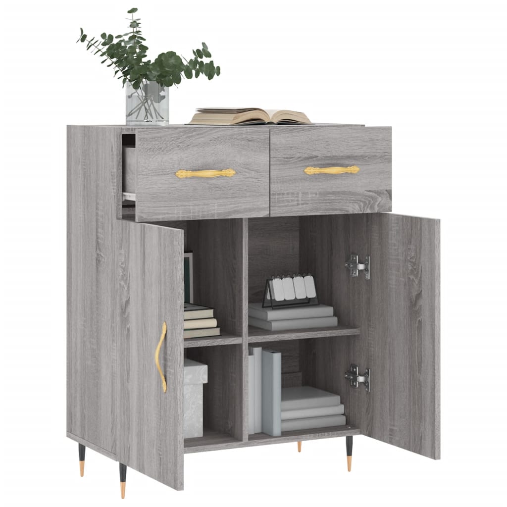 Komoda boja hrasta sonome 69,5 x 34 x 90 cm konstruirano drvo