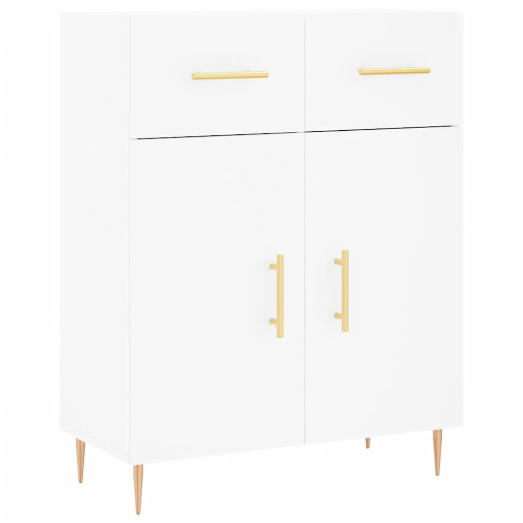 Komoda bijela 69,5x34x90 cm od konstruiranog drva