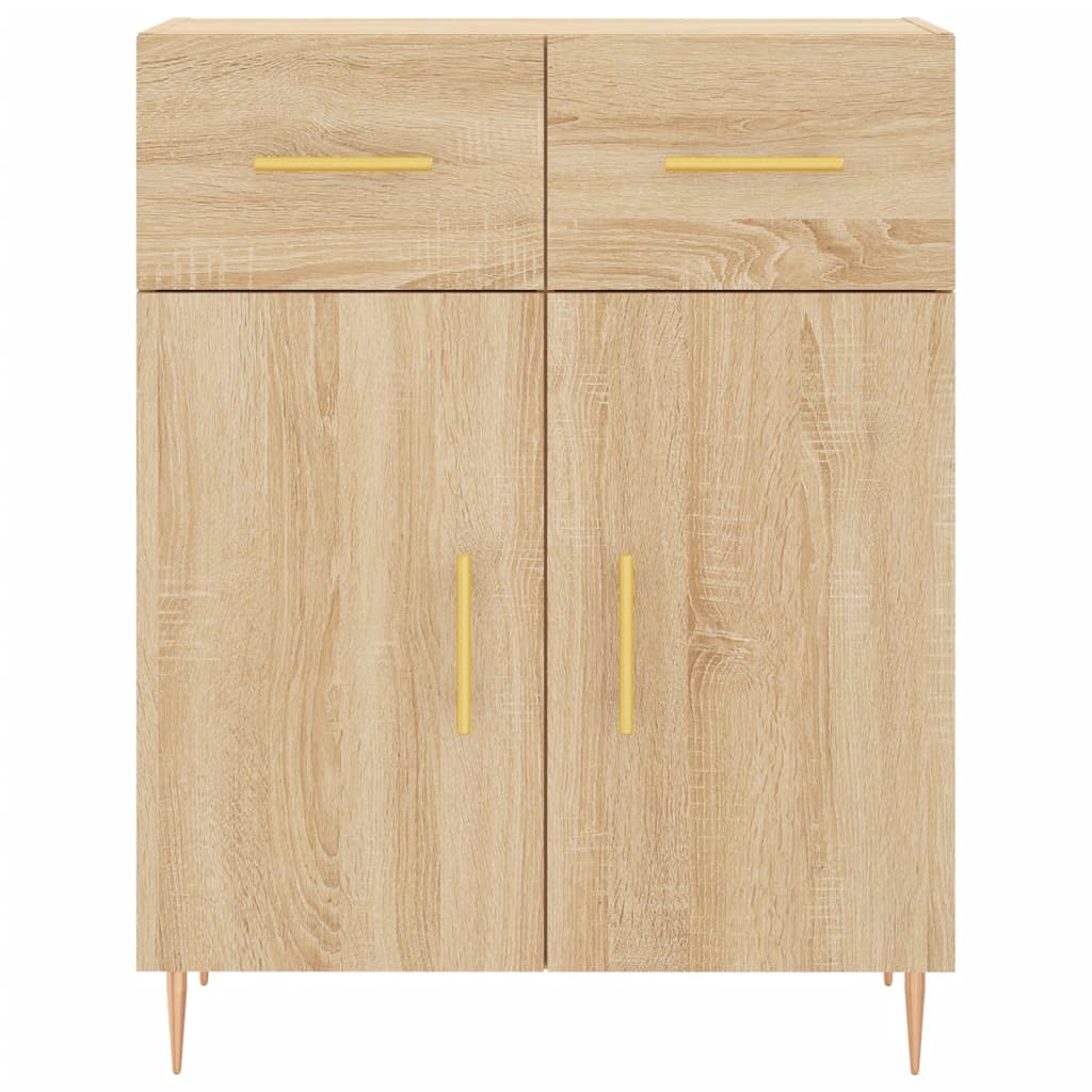 Komoda boja hrasta sonome 69,5x34x90 cm od konstruiranog drva