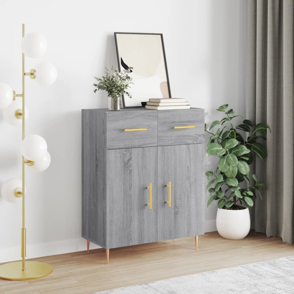 Komoda boja hrasta sonome 69,5 x 34 x 90 cm konstruirano drvo
