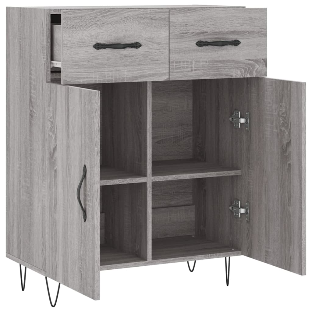 Komoda boja hrasta sonome 69,5 x 34 x 90 cm konstruirano drvo