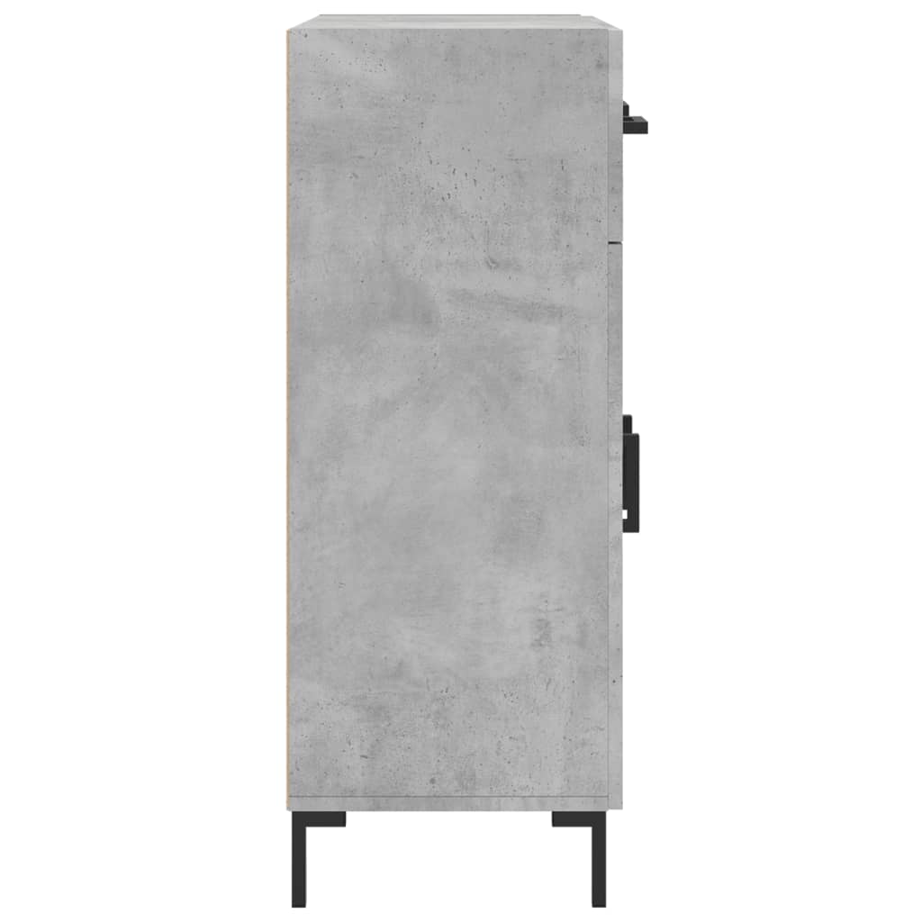 Komoda siva boja betona 69,5x34x90 cm od konstruiranog drva