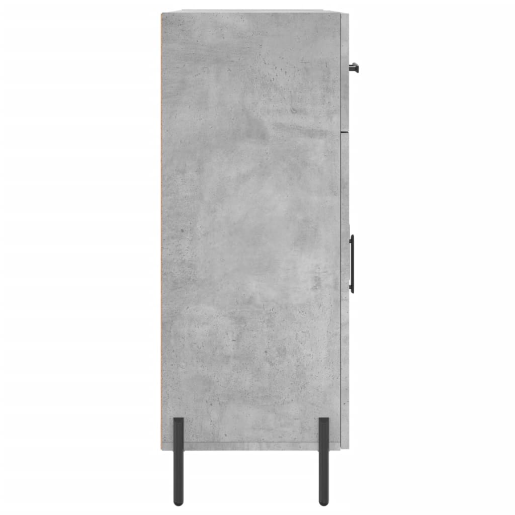 Komoda siva boja betona 69,5x34x90 cm od konstruiranog drva