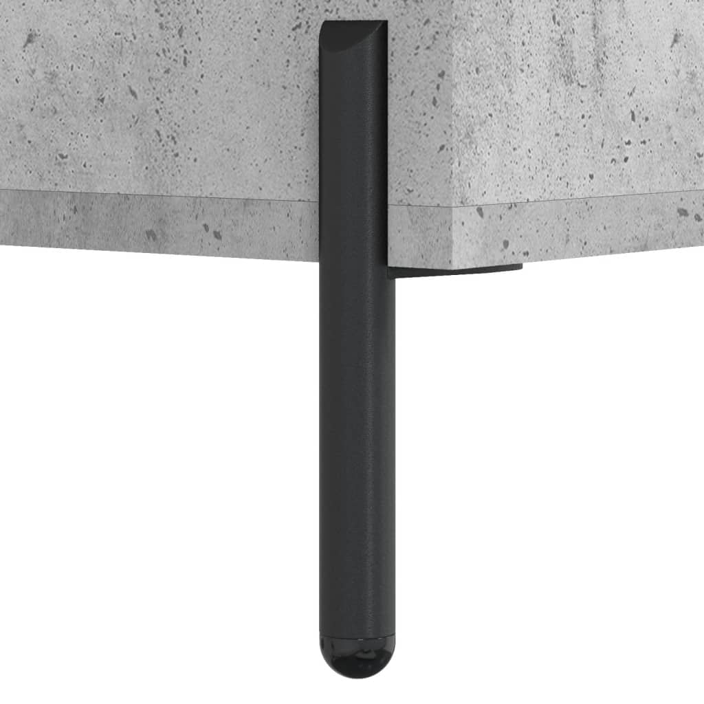 Komoda siva boja betona 69,5x34x90 cm od konstruiranog drva