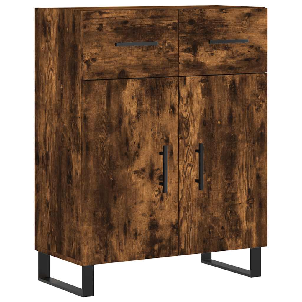 Komoda boja dimljenog hrasta 69,5x34x90 cm konstruirano drvo