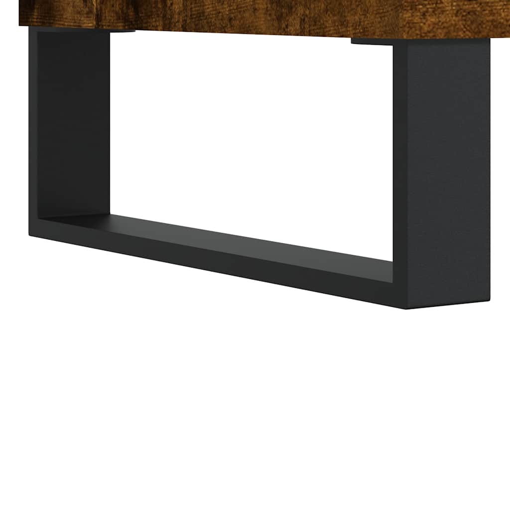 Komoda boja dimljenog hrasta 69,5x34x90 cm konstruirano drvo