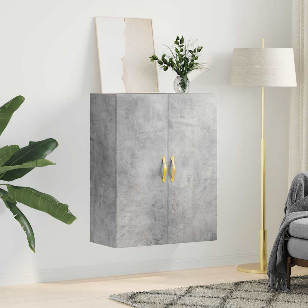 Zidni ormarić siva boja betona 69,5 x 34 x 90 cm