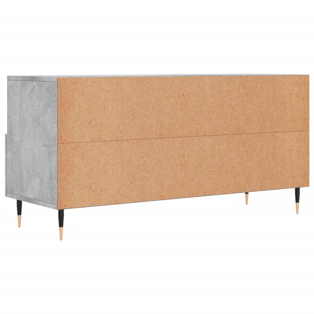 TV ormarić boja betona 102 x 36 x 50 cm od konstruiranog drva