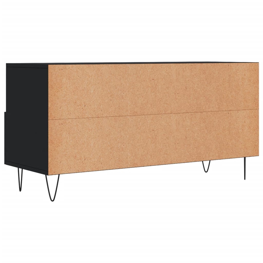 TV ormarić crni 102 x 36 x 50 cm od konstruiranog drva