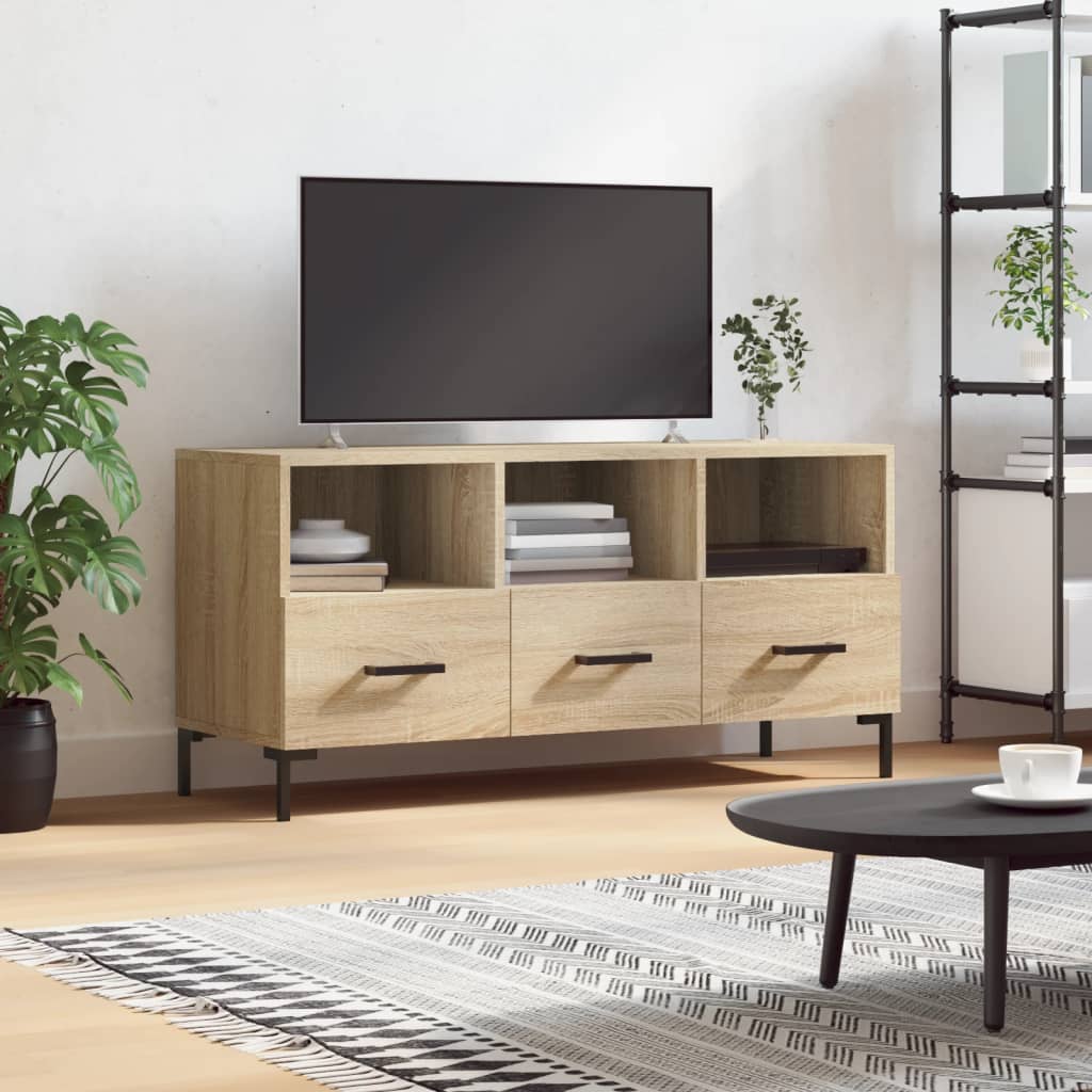TV ormarić boja hrasta sonome 102x36x50 cm konstruirano drvo