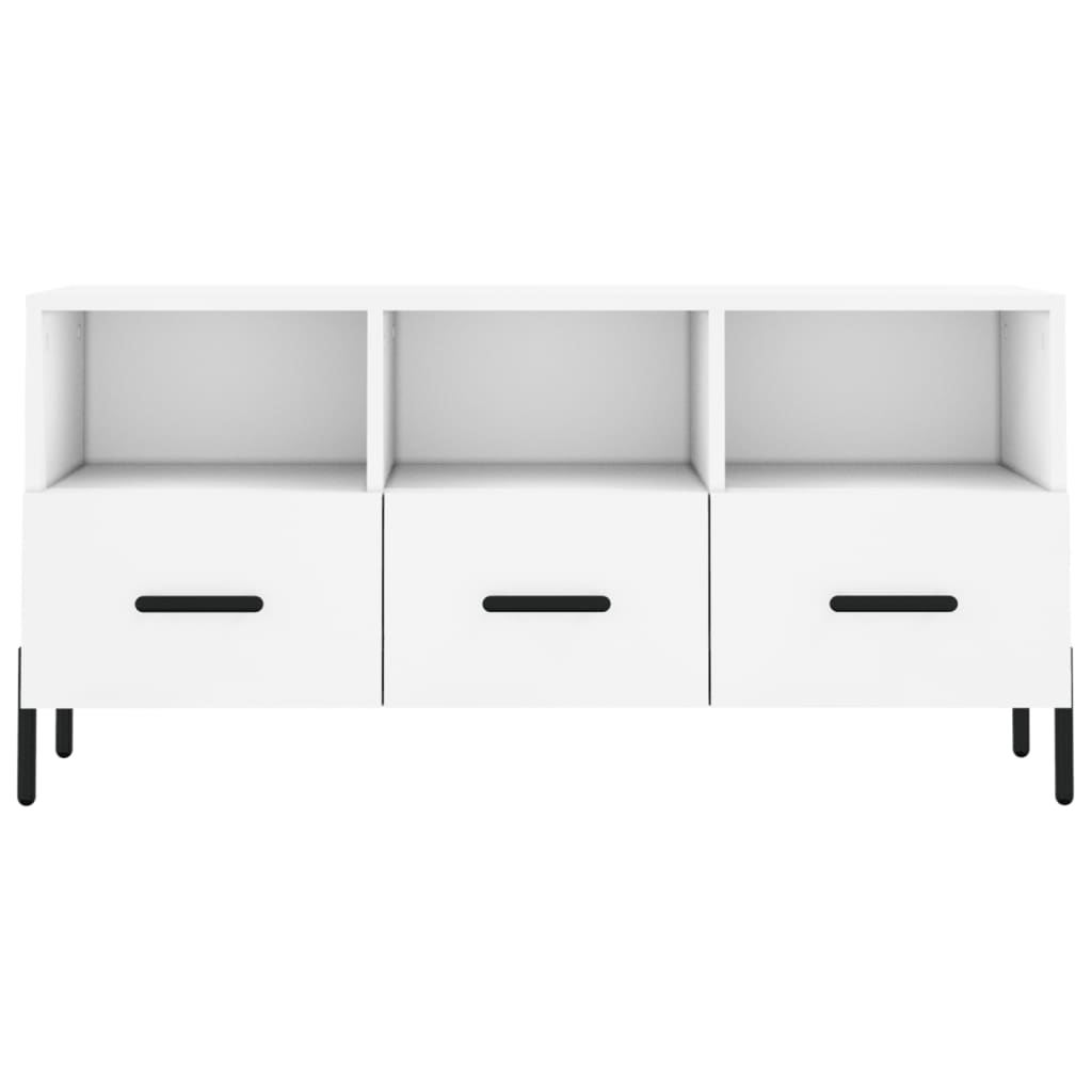 TV ormarić bijeli 102 x 36 x 50 cm od konstruiranog drva