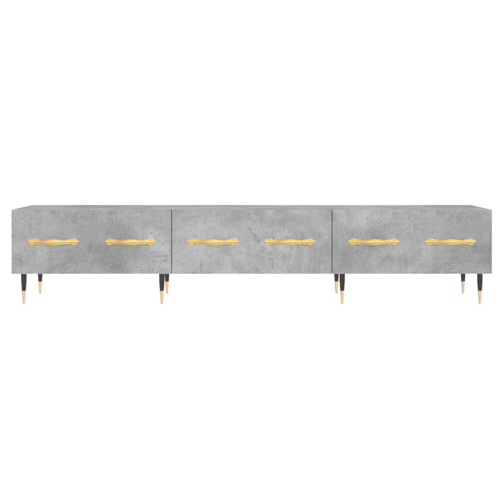 TV ormarić boja betona 150 x 36 x 30 cm od konstruiranog drva