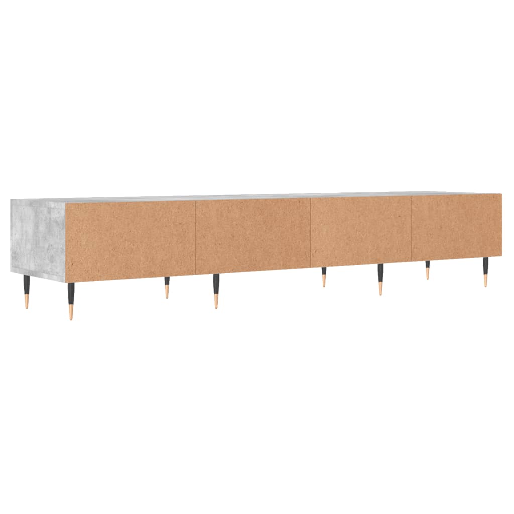 TV ormarić boja betona 150 x 36 x 30 cm od konstruiranog drva
