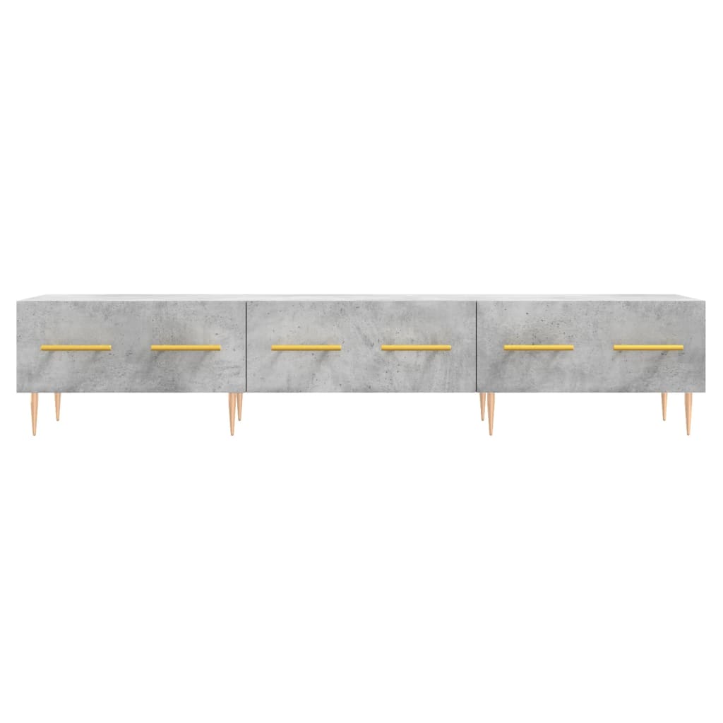 TV ormarić boja betona 150 x 36 x 30 cm od konstruiranog drva