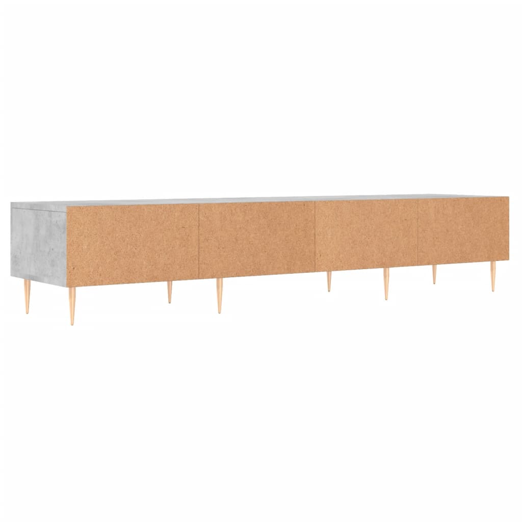 TV ormarić boja betona 150 x 36 x 30 cm od konstruiranog drva