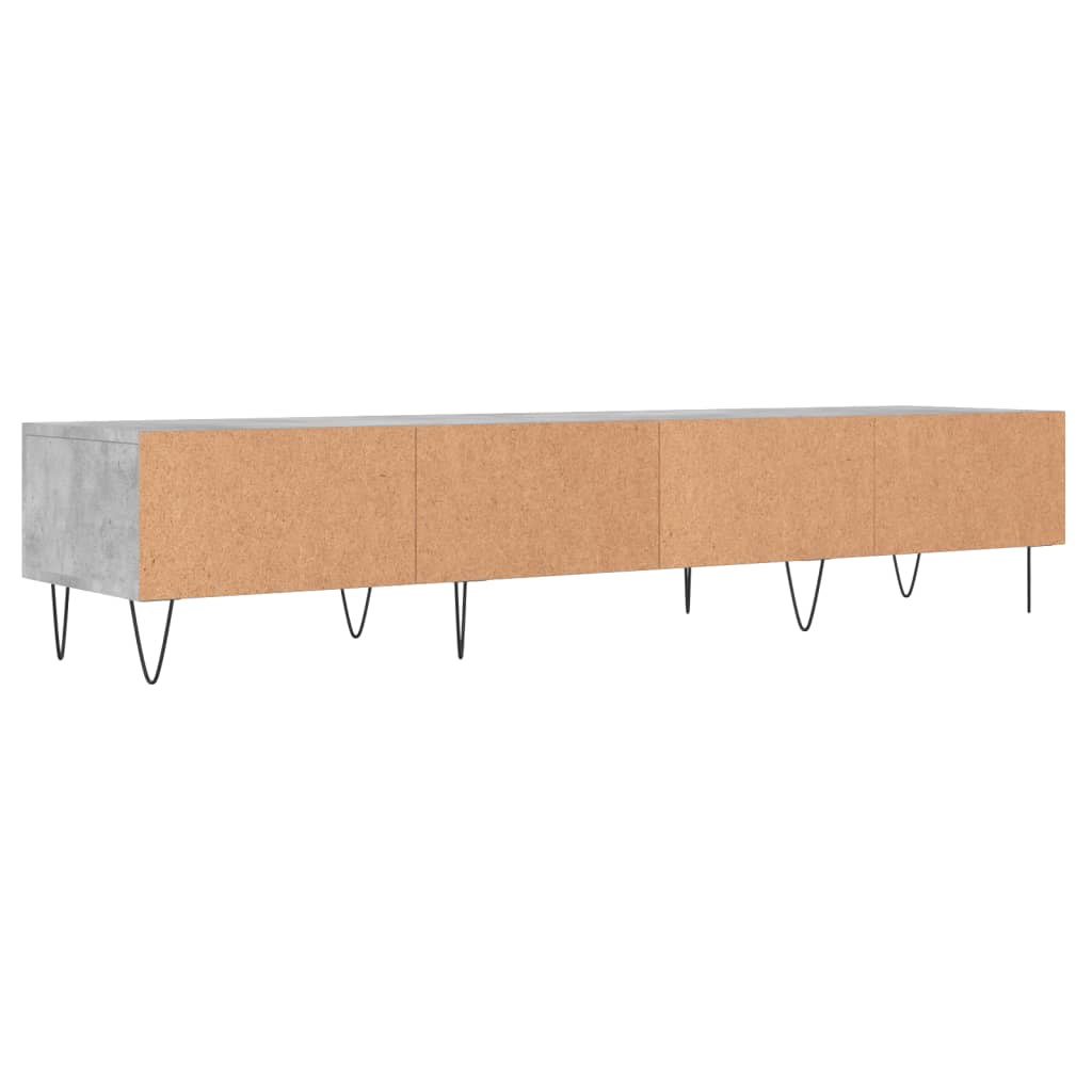 TV ormarić boja betona 150 x 36 x 30 cm od konstruiranog drva