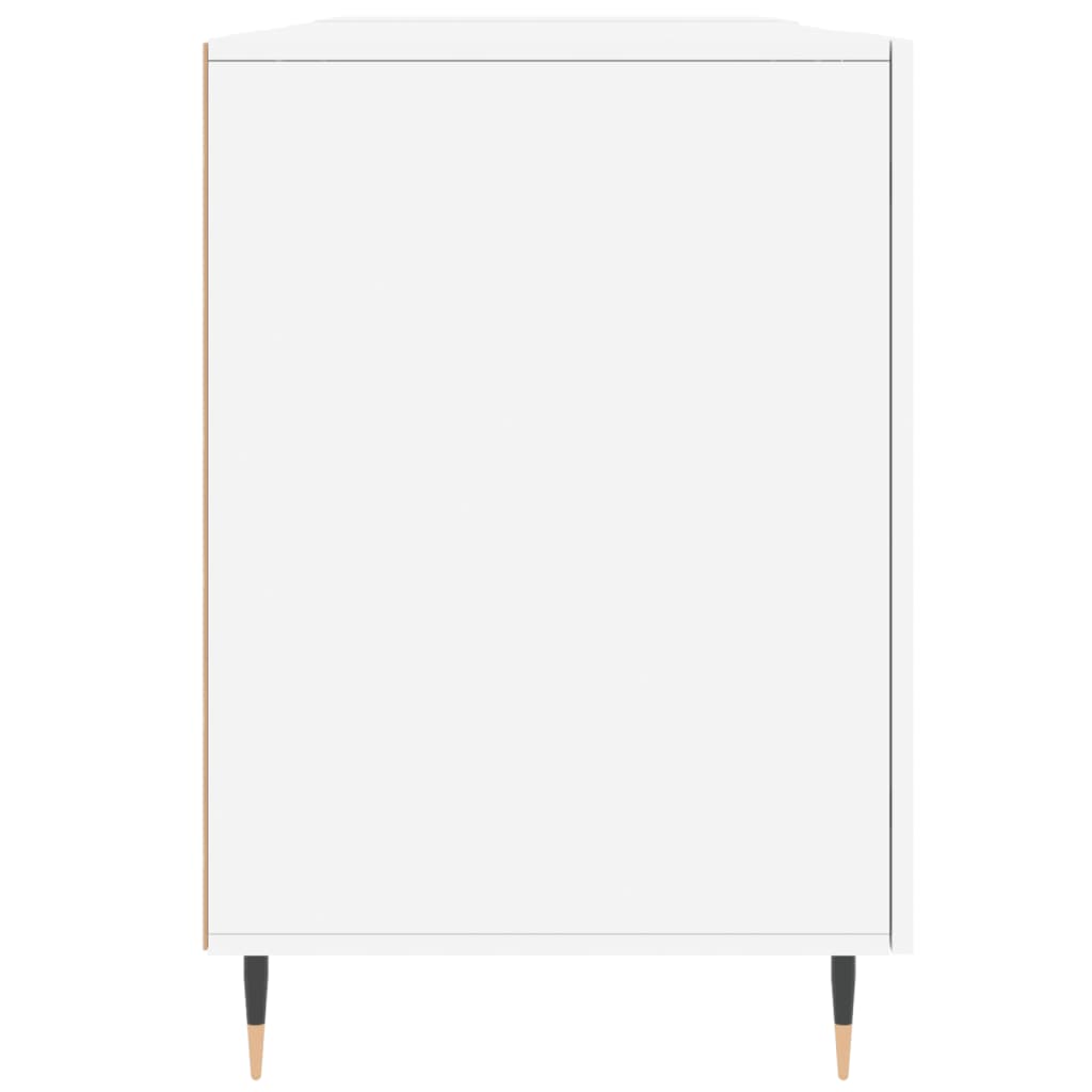 Radni stol bijeli 140 x 50 x 75 cm od konstruiranog drva