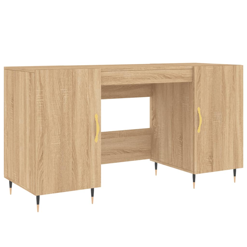 Radni stol boja hrasta sonome 140x50x75 cm konstruirano drvo
