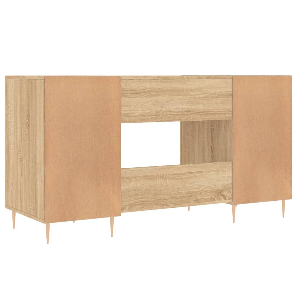 Radni stol boja hrasta sonome 140x50x75 cm konstruirano drvo