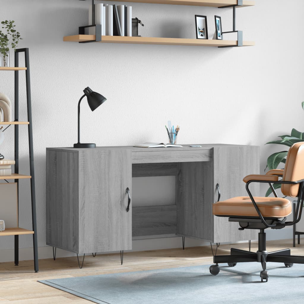 Radni stol boja hrasta sonome 140x50x75 cm konstruirano drvo